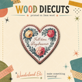 Full-time Daydreamer Floral Heart Wood Cutout