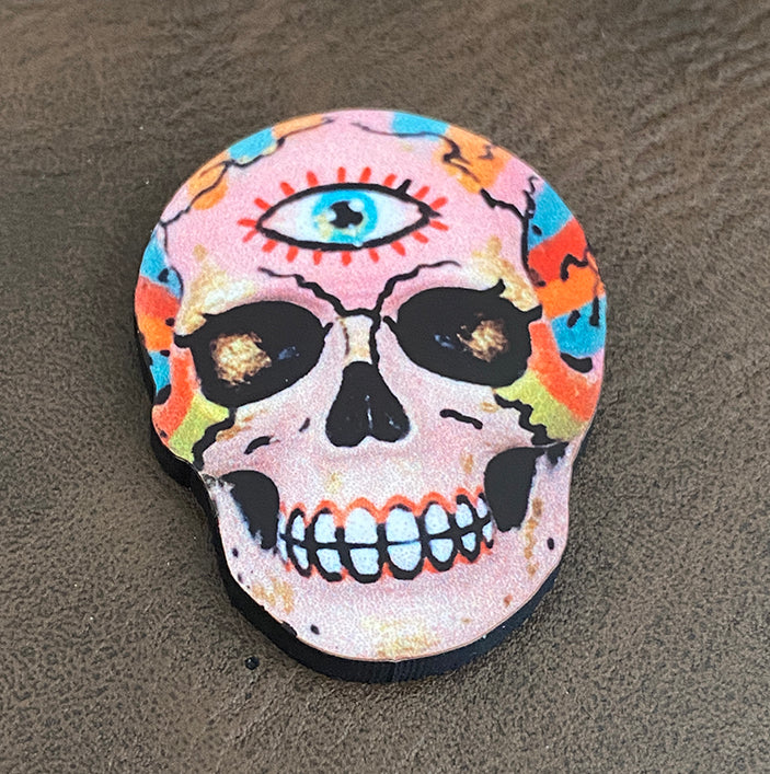 Third Eye Skull Wood Cutout